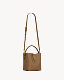 LE 37 SMALL IN SHINY LEATHER DARK CORK