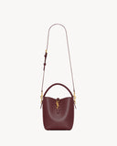 LE 37 SMALL IN SHINY LEATHER ROUGE CABERNET