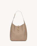 SUPPLE LARGE IN GRAINED LEATHER DUSTY GREY