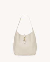 SUPPLE LARGE IN GRAINED LEATHER BLANC VINTAGE