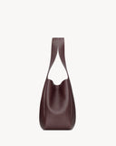 BEA IN GRAINED LEATHER RAISIN