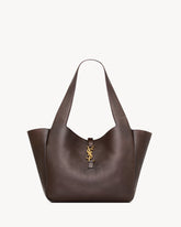 BEA IN GRAINED LEATHER MARRON FONCE
