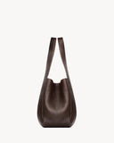 BEA IN GRAINED LEATHER MARRON FONCE