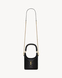 GABY BUCKET BAG IN LAMBSKIN BLACK