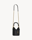 GABY BUCKET BAG IN LAMBSKIN BLACK