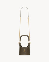 GABY BUCKET BAG IN LAMBSKIN LIGHT MUSK