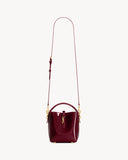 LE 37 MINI IN PATENT LEATHER GLOSS BURGUNDY