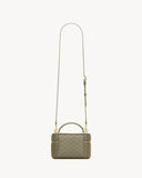 GABY VANITY BAG IN LAMBSKIN STRONG MOSS