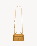 GABY VANITY BAG IN LAMBSKIN DARK SUN
