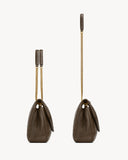 CALYPSO LARGE IN GRAINED LAMBSKIN LIGHT MUSK