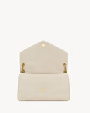 CALYPSO LARGE IN GRAINED LAMBSKIN BLANC VINTAGE