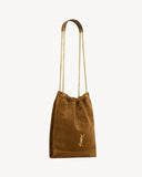 JAMIE POCHON IN SUEDE CARAMEL COGNAC