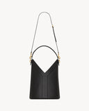 Y TOP-HANDLE BUCKET IN LEATHER BLACK