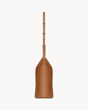 Y TOP-HANDLE BUCKET IN LEATHER BRICK