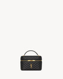 GABY LARGE VANITY BAG IN LAMBSKIN BLACK