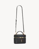 GABY LARGE VANITY BAG IN LAMBSKIN BLACK