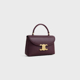 TEEN NINO BAG IN SUPPLE GRAINED CALFSKIN Deep Burgundy