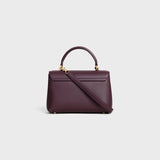 TEEN NINO BAG IN SUPPLE GRAINED CALFSKIN Deep Burgundy