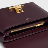 TEEN NINO BAG IN SUPPLE GRAINED CALFSKIN Deep Burgundy