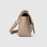 GG Marmont small shoulder bag taupe leather