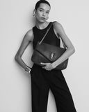 CALYPSO LARGE IN GRAINED LAMBSKIN ARABICA