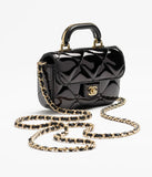 Fall-Winter 2025/26 Small Clutch with Chain Black