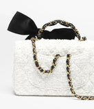 Fall-Winter 2025/26 Mini Flap Bag with Top Handle   White