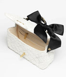 Fall-Winter 2025/26 Mini Flap Bag with Top Handle   White