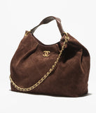 Cruise 2025/26 Maxi Hobo Bag Dark Brown