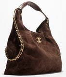 Cruise 2025/26 Maxi Hobo Bag Dark Brown