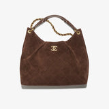 Cruise 2025/26 Maxi Hobo Bag Dark Brown