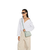 GG Emblem small bucket bag green