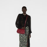 Blondie medium top handle bag Rosso Ancora red leather