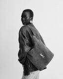 NIKI SUPPLE BUCKET IN SUEDE CARAMEL COGNAC