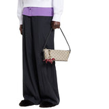 GG Emblem small shoulder bag Black