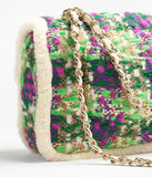 2025/26 Collection Large Flap Bag Green, Purple