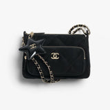 2025/26 Collection Clutch with Chain Black