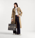 Dioriviera Medium Book Tote Celestial Blue and White Toile