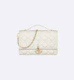 My Top Handle Bag Latte Cannage Lambskin