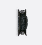 Medium Book Tote Blue Multicolor Zodiac Embroidery