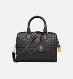 Groove 25 Bag Black Macrocannage Calfskin