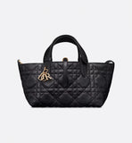 Small Toujours Bag Black Macrocannage Calfskin