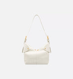 Small Voyage Bag Latte Flat Macrocannage Grained Calfskin
