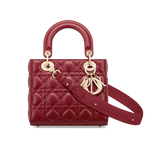 Small Lady Dior My  Bag Cherry Red Cannage Lambskin
