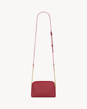GABY ZIPPED POUCH IN LAMBSKIN PEONY