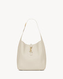 SUPPLE LARGE IN GRAINED LEATHER BLANC VINTAGE