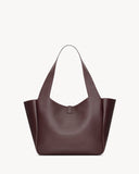 BEA IN GRAINED LEATHER RAISIN