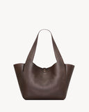 BEA IN GRAINED LEATHER MARRON FONCE