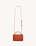 GABY VANITY BAG IN LAMBSKIN DARK MANDARIN