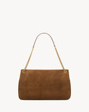 CALYPSO LARGE IN SUEDE WARM CARAMEL COGNAC